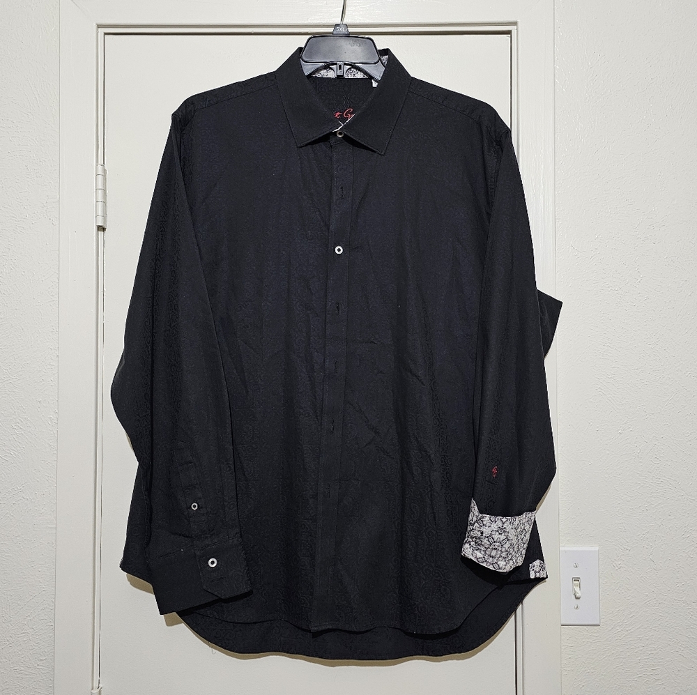 Robert Graham button up dress shirt size XXL